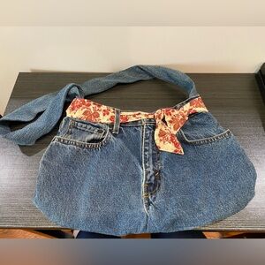 Y2K/90’s Trendy DIY Handmade Levi’s Jeans Shoulder Bag Purse